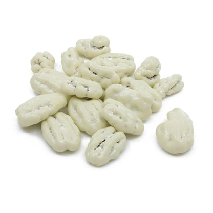 Noix de pécan enrobés au Chocolat Blanc