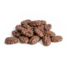 Noix de pécan enrobés au chocolat au lait